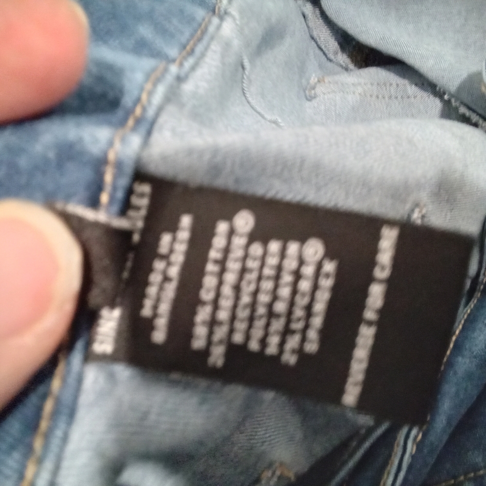 Sincerely Jules Retro V-Shaped Zippered Front Blue Jeans Juniors Size 9 - Picture 4 of 16